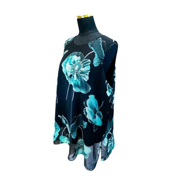 Women's Alfani Sleeveless Floral Blouse - Size XL - Picture 3 of 6